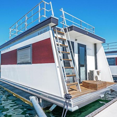 Geiseltalsee Hausboot - Floating House - Hausboot Junior Braunsbedra Exteriör bild